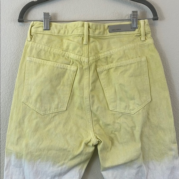 Grlfrnd Mica Gradient Yellow/White/Pink Jeans 27 - Picture 8 of 15